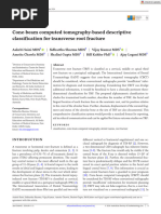 Aust Endodontic J - 2024 - Saini - Cone Beam Computed Tomography Based Descriptive Classification For Transverse Root