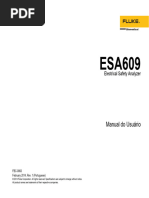 Manual Fluke Esa609