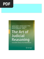 The Art of Judicial Reasoning Festschrift in Honour of Carl Baudenbacher Gunnar Selvik 2024 Scribd Download