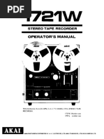 Akai 1721 W Owners Manual Compressed