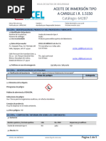 Aceite de Inmersión Tipo A