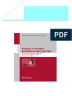 Analysis of Images Social Networks and Texts 6th International Conference AIST 2017 Moscow Russia July 27 29 2017 Revised Selected Papers 1st Edition Wil M.P. Van Der Aalst all chapter instant download