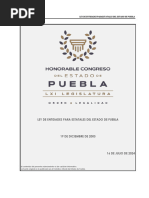 Ley de Entidades Paraestatales Del Estado de Puebla 16 07 2024