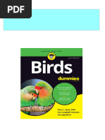 Birds For Dummies 2nd Edition Brian L. Speer All Chapters Instant Download