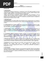 Tema 1 - La Comunicación Humana y No Humana