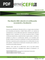 Plan Maestro 2024. Atención Al Contribuyente Recaudacion y Fiscalizacion. SAT