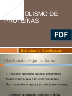 Estructura y Clasific. Proteinas