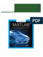 Complete Download MATLAB Programming For Engineers 6th Edition Stephen J. Chapman - Ebook PDF PDF All Chapters