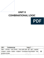 UNIT II - Combinational Circuits