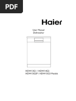 Haier Au NZ Dishwasher User Guide 0120501159 G 20190419