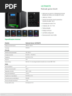 Nobreak Gamer ULTIMATE - Datasheet