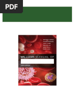 Instant Download Williams Manual of Hematology 10t Edition - Ebook PDF PDF All Chapter