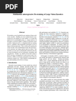 Multimodal Autoregressive Pre-Training of Large Vision Encoders