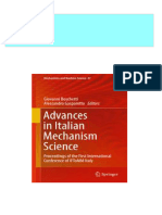 Advances in Italian Mechanism Science: Proceedings of The First International Conference of Iftomm Italy 1St Edition Giovanni Boschetti