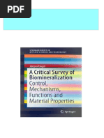 A Critical Survey of Biomineralization: Control, Mechanisms, Functions and Material Properties 1st Edition Jürgen Engel (Auth.)