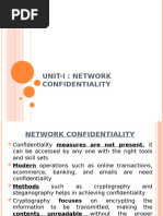 UNIT I Nretwork Confidentiality