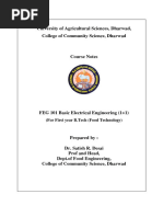 FEG 101 Basic Electrical Engineering (1+1) - 220402 - 195622