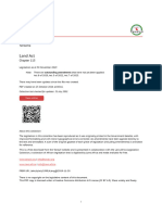 Land Act: Tanzania