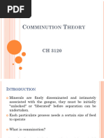 Comminution Theory