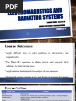 Unit 1 Electrostatics and Magnetostatics