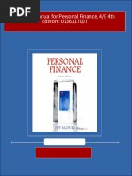 Full Solution Manual For Personal Finance, 4/E 4th Edition: 0136117007 All Chapters