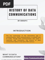 G5 History of Data Communication