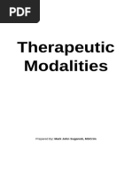 Therapeutic Modalitity Final Integrated Notes