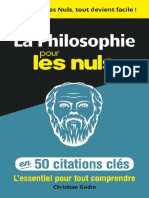 La Philosophie en 50 Citations Cles Pour Les Nuls