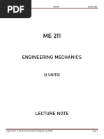 Engineering Mechanics (ME211) NOTE - FRICTION