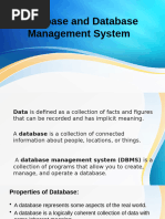 Module 2-Database and DBMS