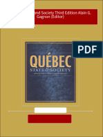 Get Quebec State and Society Third Edition Alain G. Gagnon (Editor) Free All Chapters