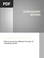 Subsidiary Books