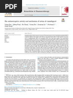 2023 - The Antinociceptive Activity and Mechanism of Action of Cannabigerol