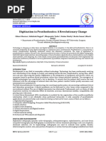 Digitization in Prosthodontics: A Revolutionary Change: Review Article Open Access