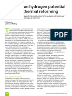 Low-Carbon Hydrogen Potential With Autothermal Reforming JM