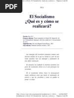 El Socialismo ¿Que Es y Como Se Realizara? - Luis Emilio Recabarren