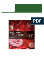 Full Download Williams Manual of Hematology, Tenth Edition Marshall A. Lichtman - Ebook PDF