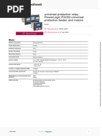 Schneider Electric - PowerLogic-P3-Protection-Relays - P3U30