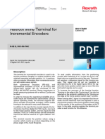 Rexroth Inline Terminal For Incremental Encoders: R-Ib Il Inc-In-Pac