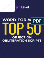 Top 50 Objections and How To Diffuse Them