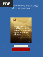 Energy and Technical Building Systems Scientific and Technological Advances Jarek Kurnitski Editor Andrea Ferrantelli Editor 2024 Scribd Download