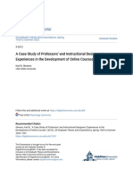 A Three Principles To Support Teacher Effectiveness During COVID 19 (1) Study of Professors and Instructional Designers Experien