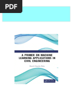 Instant Download A Primer On Machine Learning Applications in Civil Engineering 1st Edition Paresh Chandra Deka (Author) PDF All Chapter