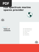 Full Spectrum Marine Spares Provider - Carnegie Oceanic 2024-2