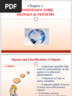 Chapter 1 Continous Signalsystem - 2018