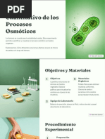 Estudio Cuantitativo de Los Procesos Osmoticos