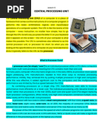 Lesson 6 - Central Processing Unit