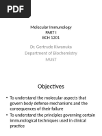 Molecular Immunology BCH 1201