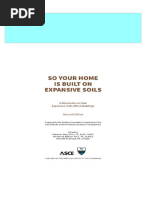 So Your Home Is Built On Expansive Soils A Discussion On How Expansive Soils Affect Buildings Second Edition Marshall B. Addison (Editor)