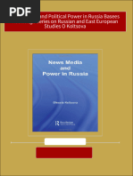 Get News Media and Political Power in Russia Basees Routledge Series On Russian and East European Studies O Koltsova PDF Ebook With Full Chapters Now